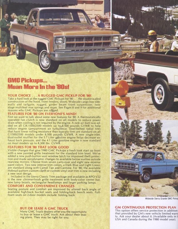 1980 GMC Pickups Brochure Page 15